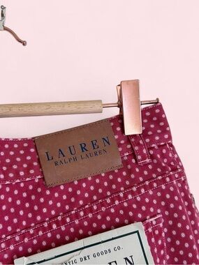 NWT | Ralph Lauren Red Polka Dot Y2K Capri